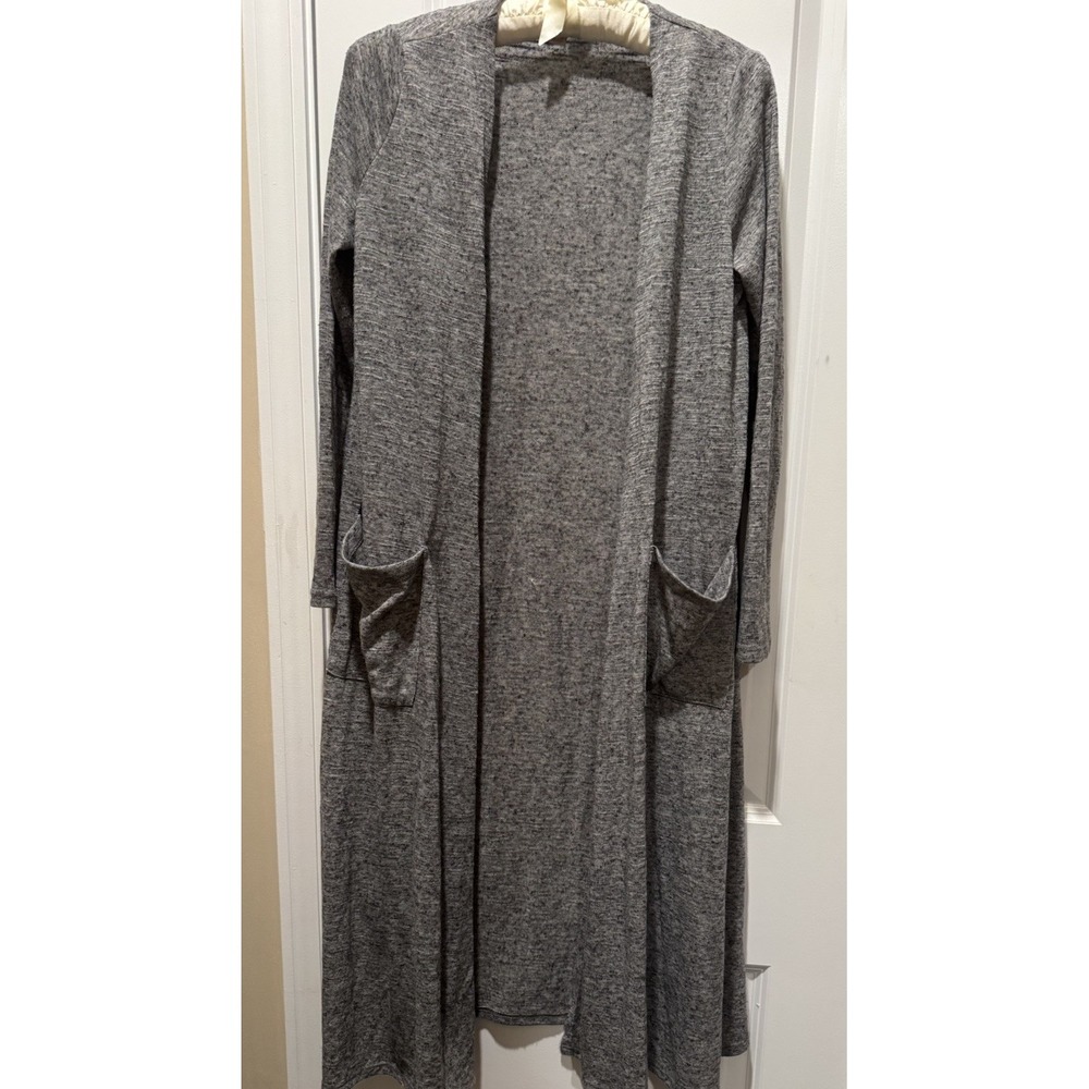 Lularoe Sarah Long Duster Cardigan S Small Heather‎ Grey  Light Weight Packets